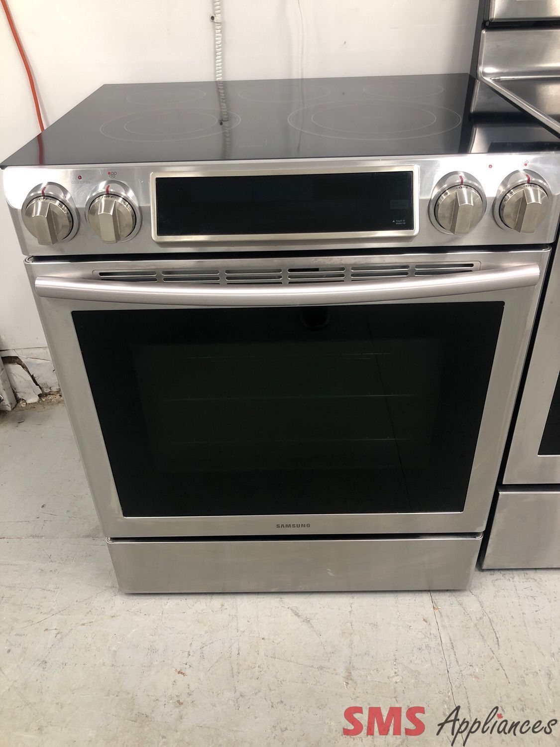 Samsung 30” Slide-In  Electric Range NE58F9500SS
