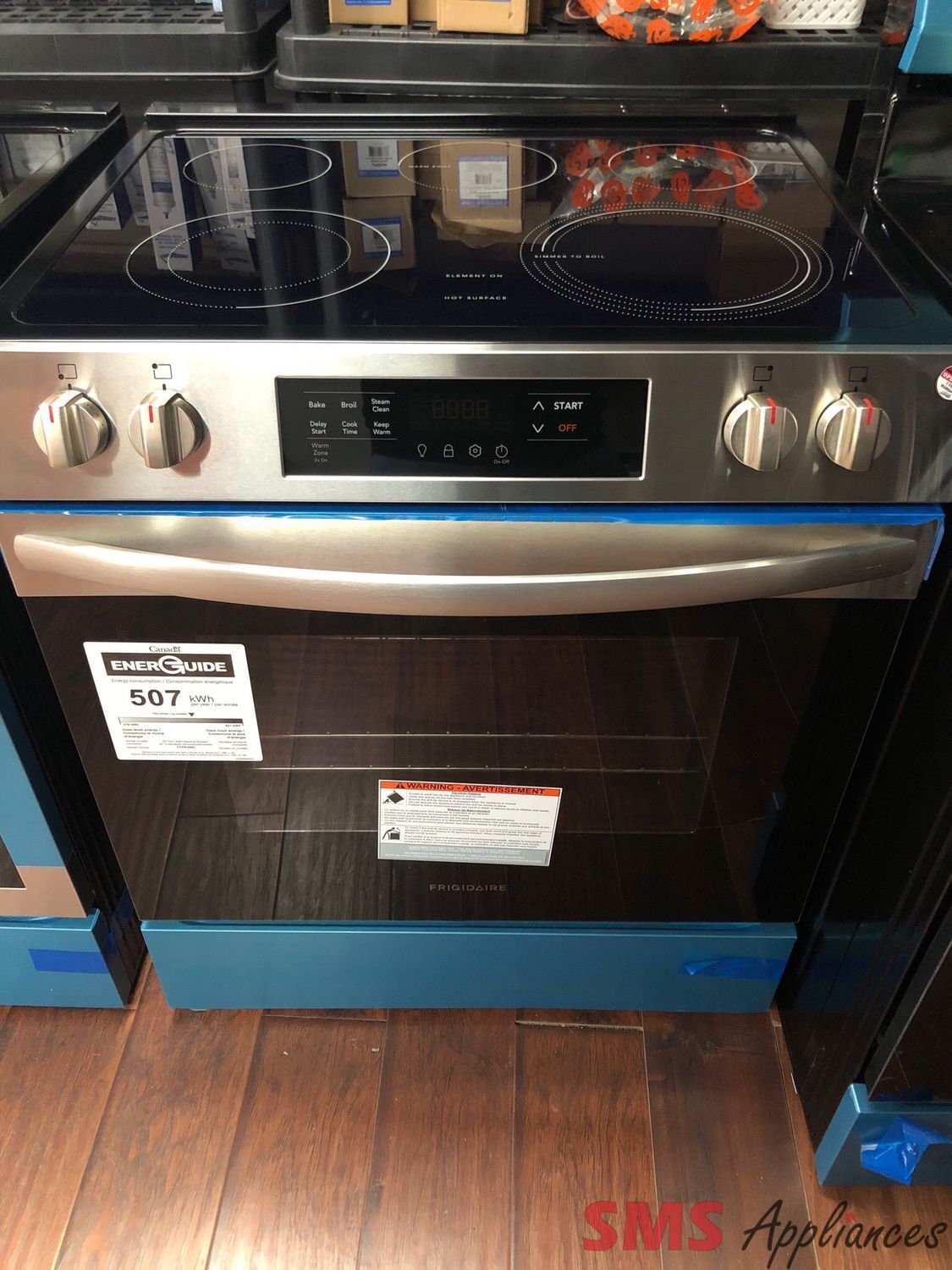 Open Box-Scratch and Dent Frigidaire 30” Front Control Electric Range FCFE306CAS