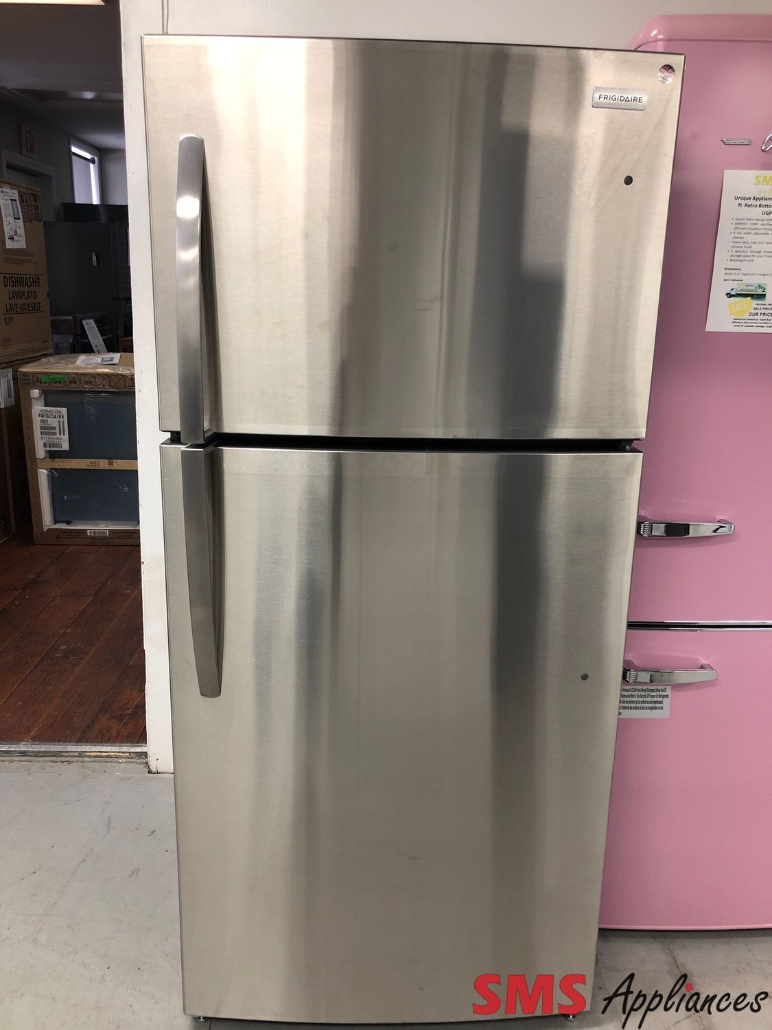 Open Box-Scratch and Dent Frigidaire 30” Top Freezer Refrigerator FFHT2022AS