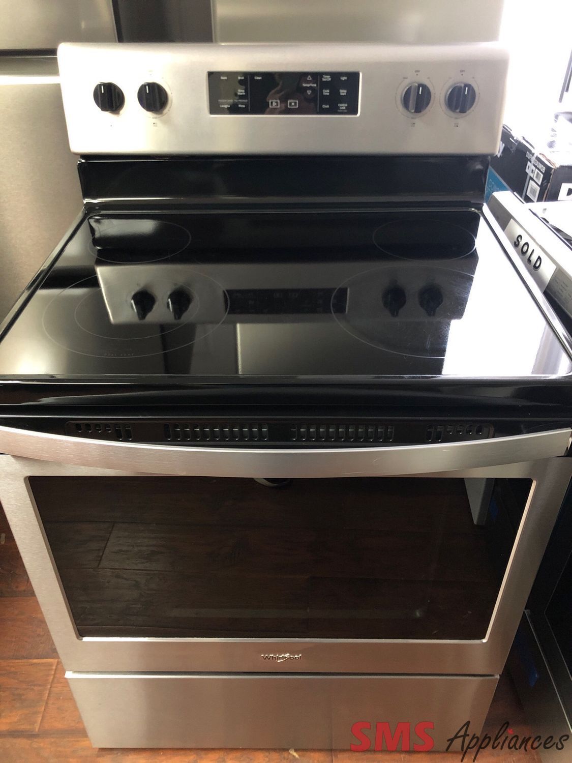 Whirlpool 30” Glass-Top Range YWFE510S0HS1