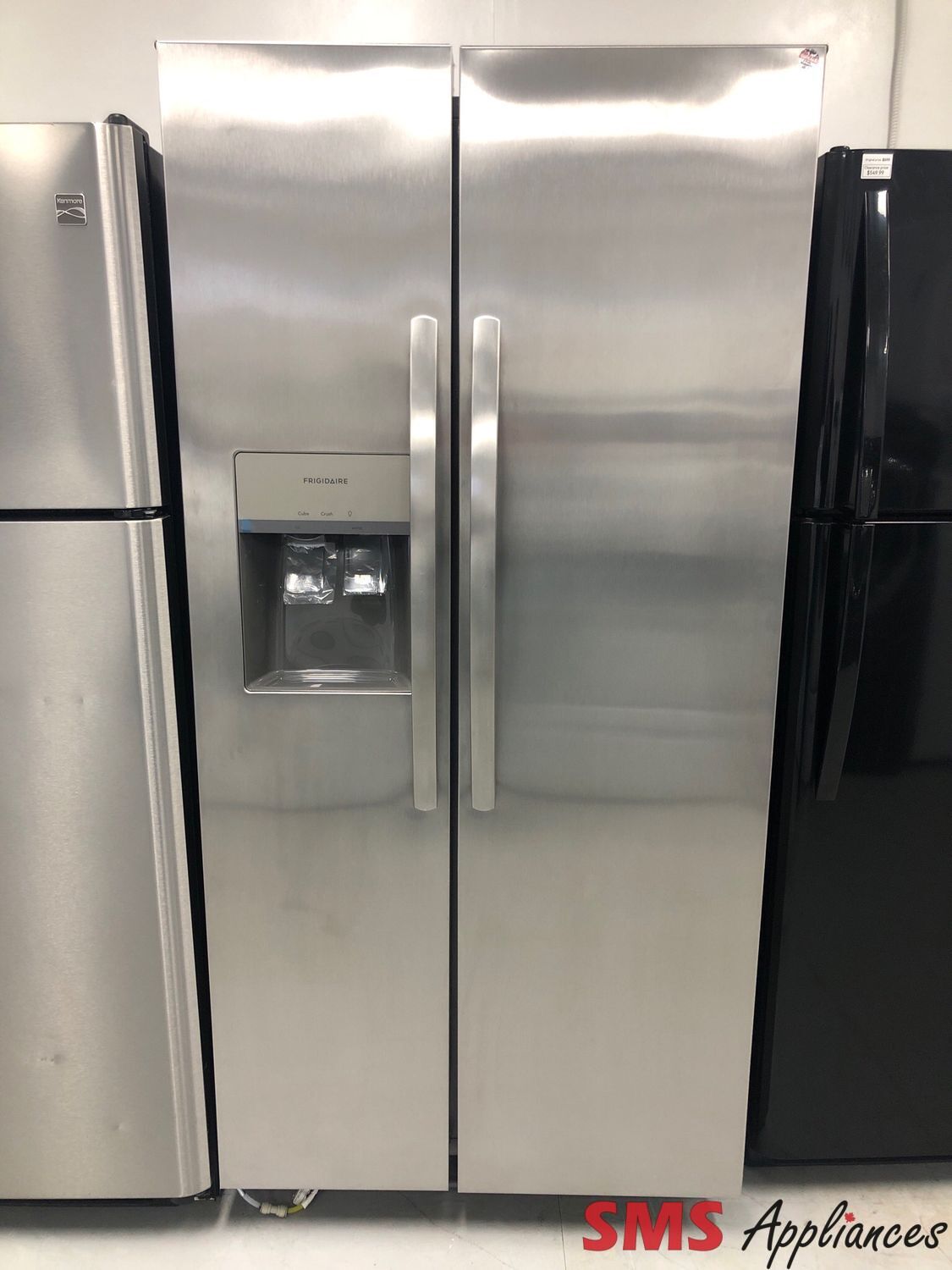 Open Box-Scratch and Dent Frigidaire 33” Side by Side Refrigerator FRSS2323AS
