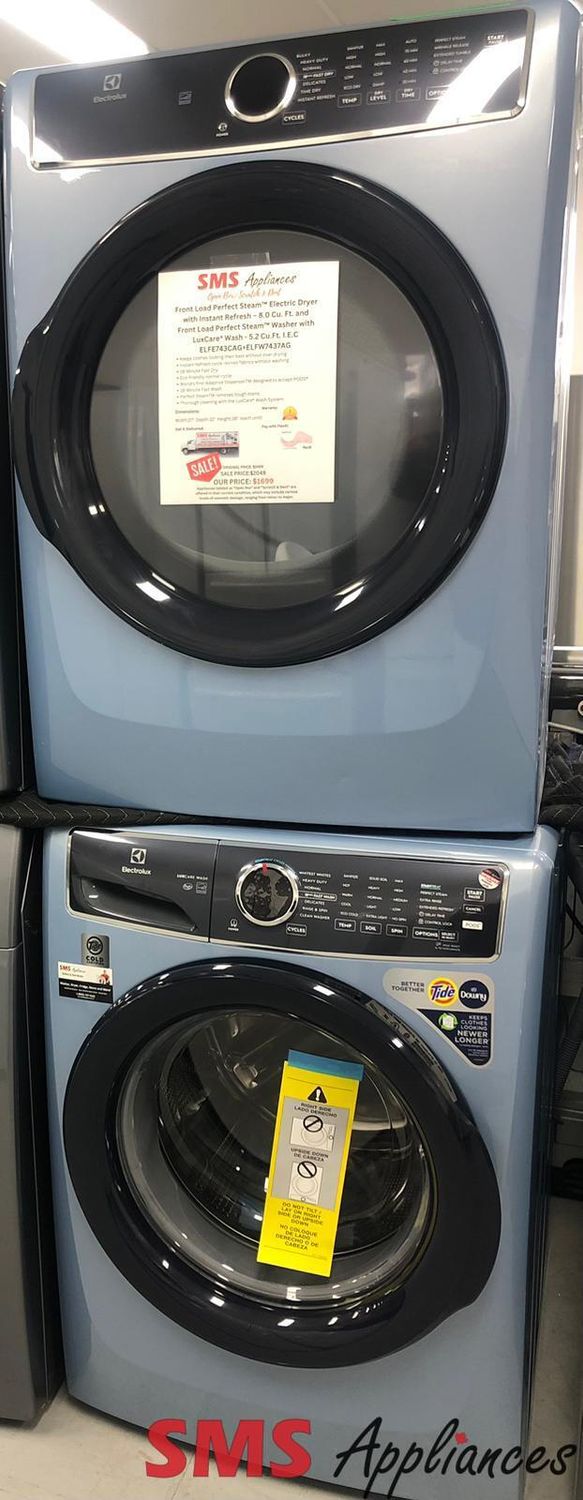 Open Box-Scratch and Dent Electrolux Front-Load Washer & Dryer Set  ELFW7437AG/ELFE743CAG