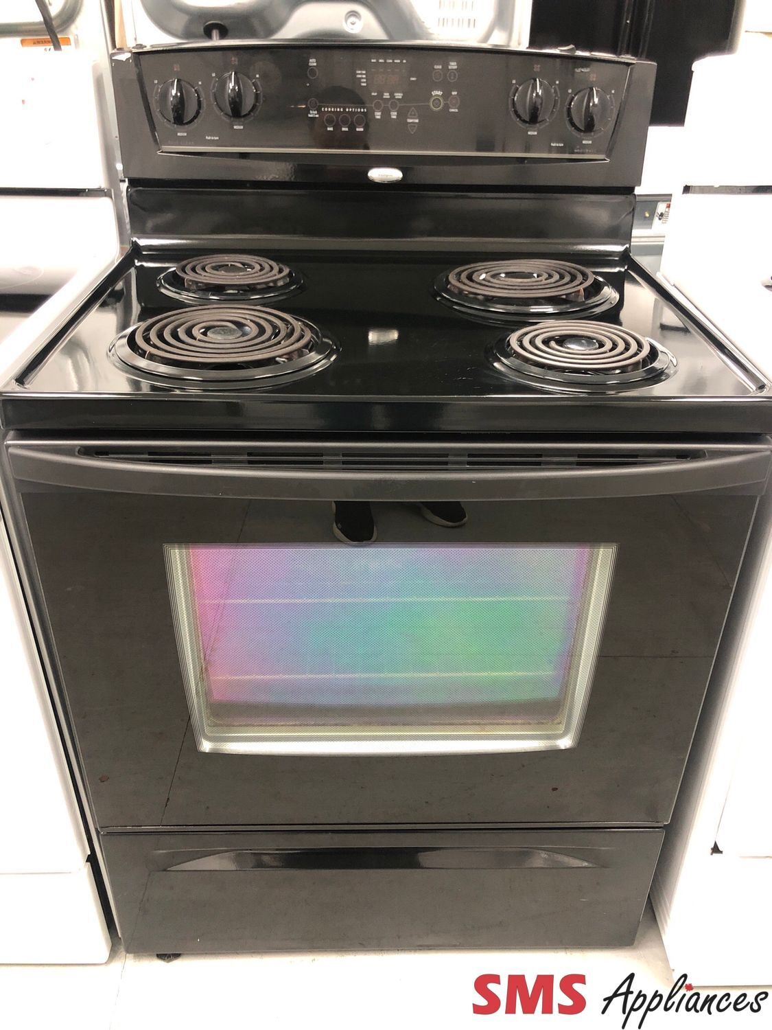 Whirlpool 30” Coil-Top Range WERP3100PB