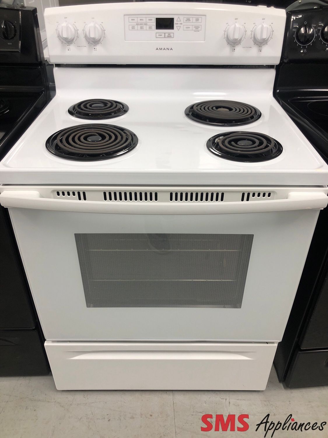 Amana 30” Coil-Top Range YACR4303MFW