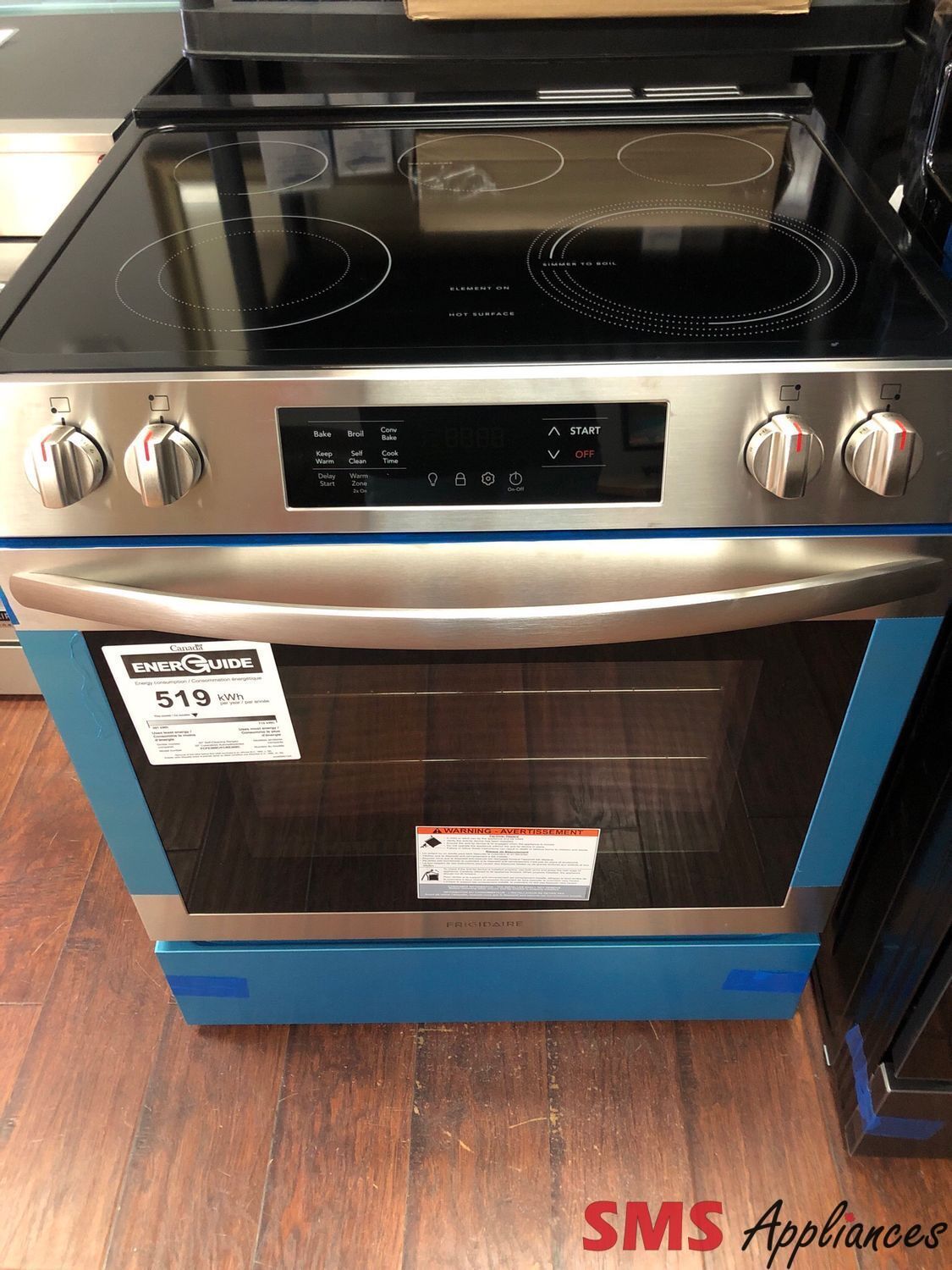 Open Box-Scratch and Dent Frigidaire 30” Front Control Electric Range  FCFE308CAS