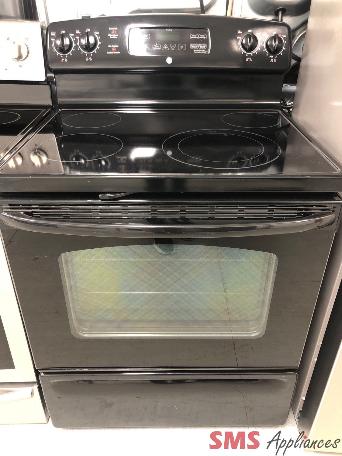 GE 30” Glass-Top Range JCBP66DP1BB