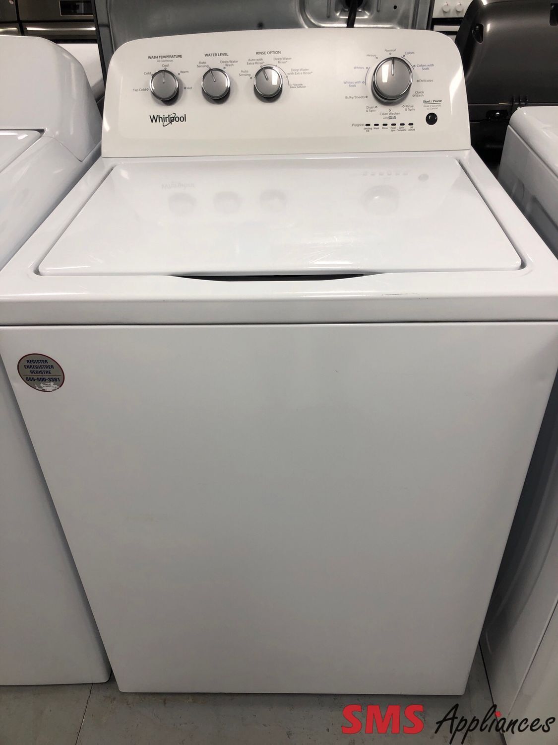 Whirlpool 4.4 Cu.Ft Top-Load Washer WTW4855HW3