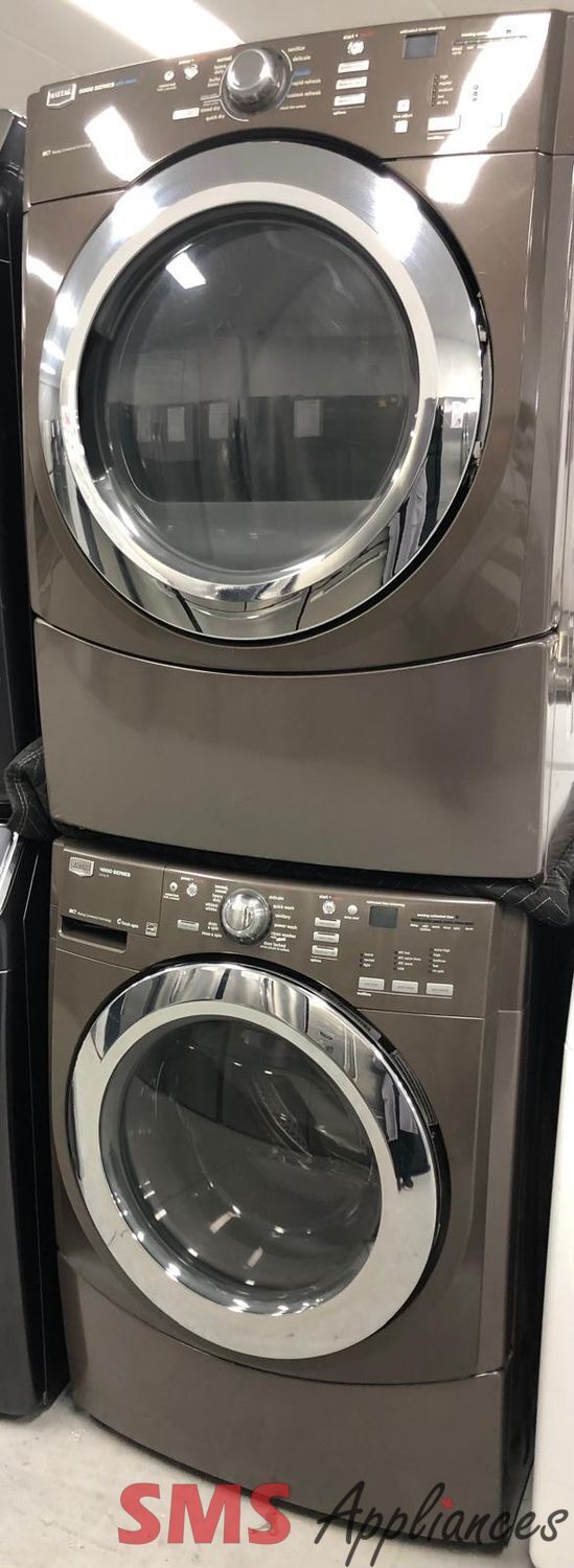Maytag Front-Load Washer & Dryer Set MHWE400WJ01/YMEDE500WJ0