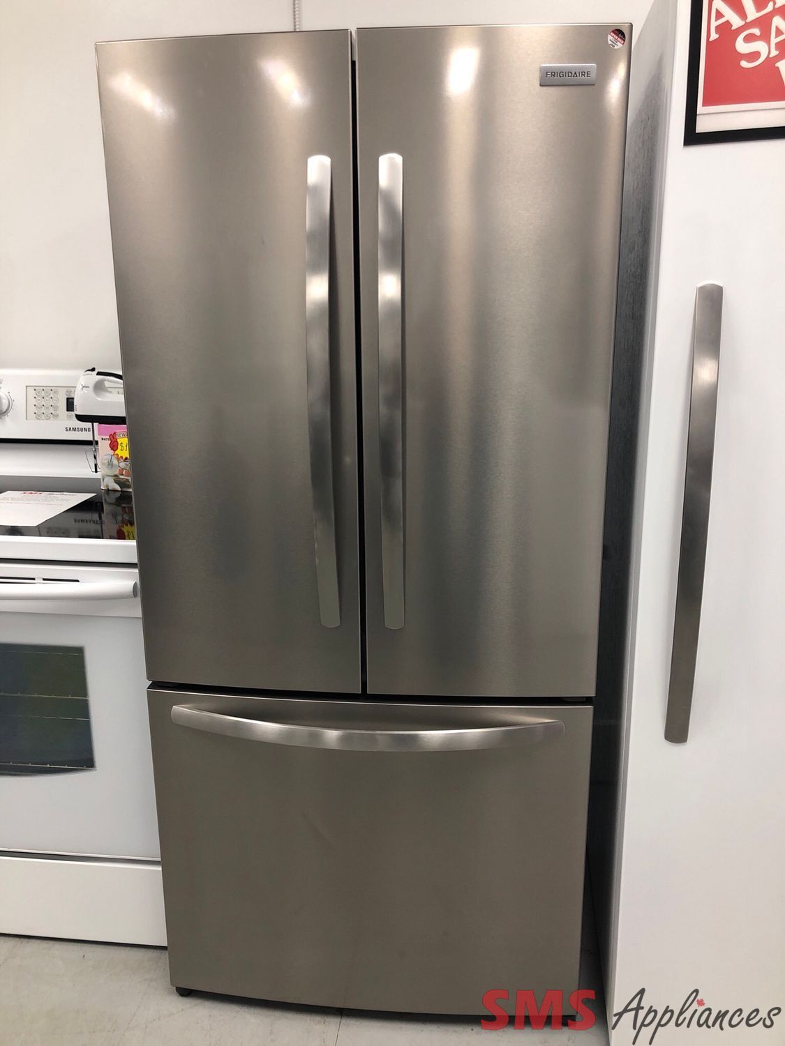 Open Box-Scratch and Dent Frigidaire 17.6 Cu.Ft French Door Refrigerator FRFG1723AV