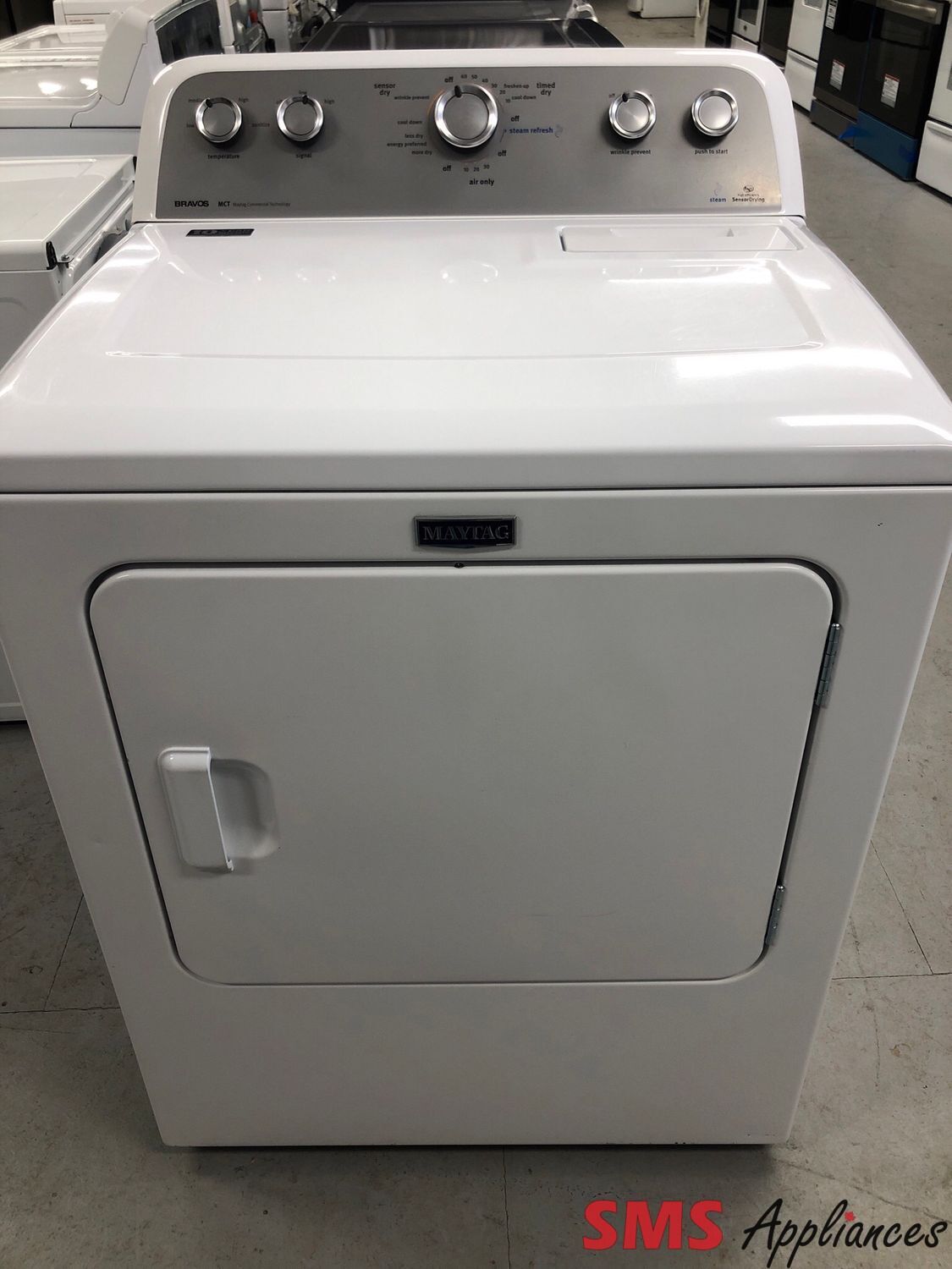 Maytag 7.0 Cu.Ft Front-Load Dryer  YMEDX6STBW1