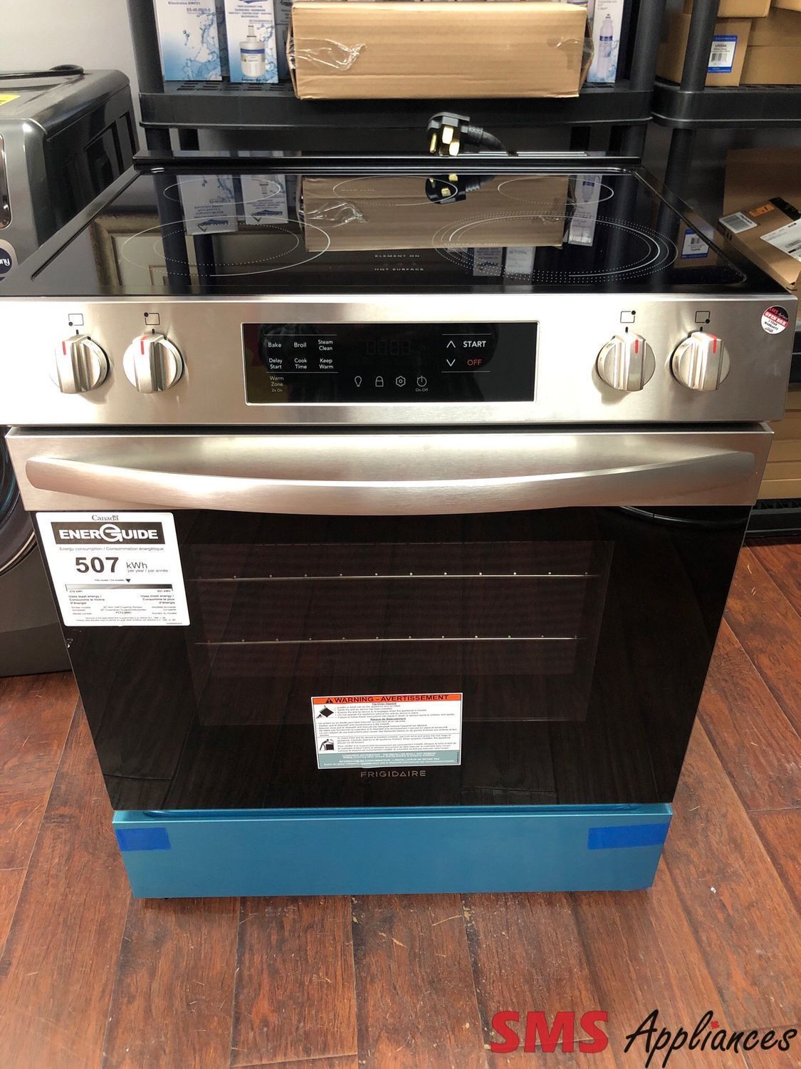 Open Box-Scratch and Dent Frigidaire 30” Front Control Electric Range FCFE306CAS
