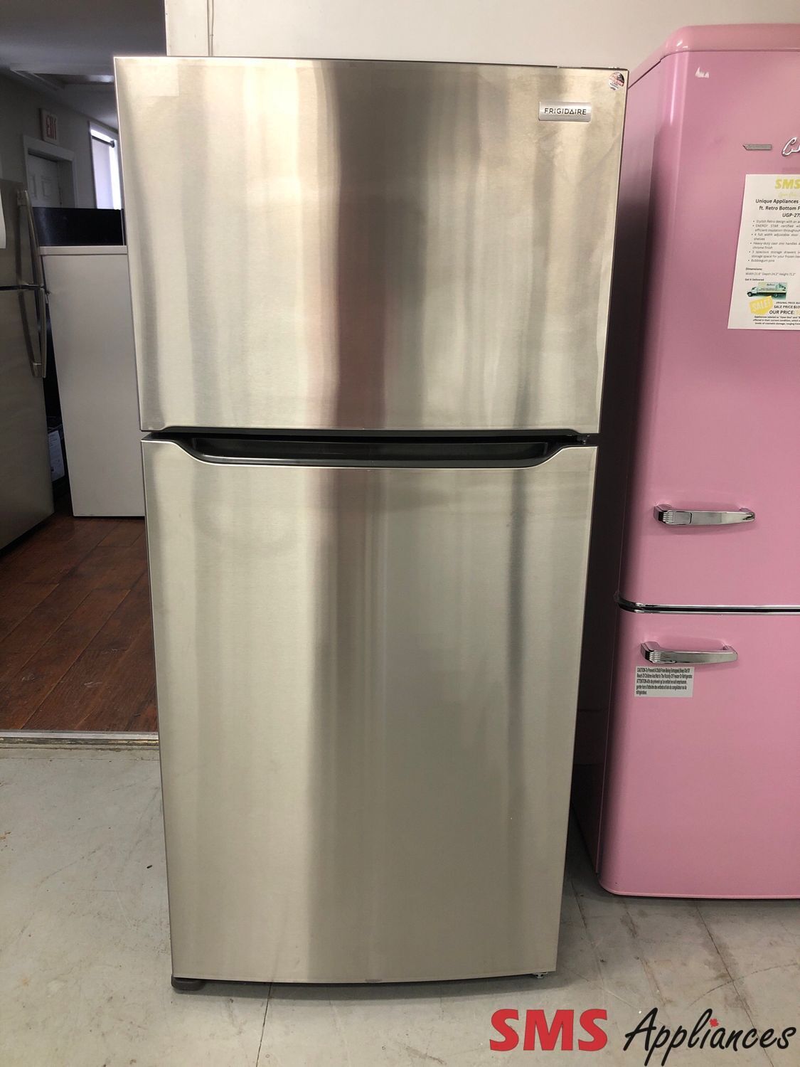 Open Box Scratch and Dent Frigidaire 30” Top- Freezer Refrigerator FFTR1835VS