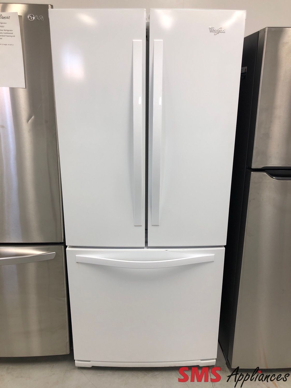 Whirlpool  30'' French Door Refrigerator  WRF560SFYW00