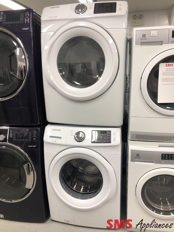 Samsung Front-Load Washer & Dryer Set WF45M5100AW/A5/ DV42H5000EW/AC