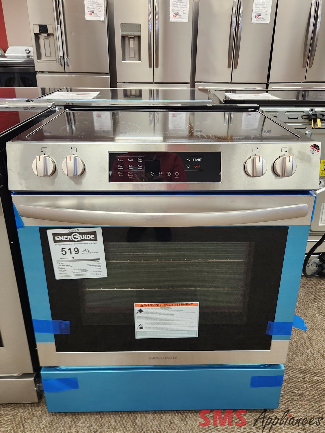Open Box-Scratch and Dent Frigidaire 30” Glass-Top Range FCFE308CAS
