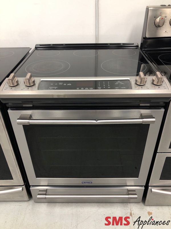 Maytag 30'' Glass-Top Range  YMES880FZ0