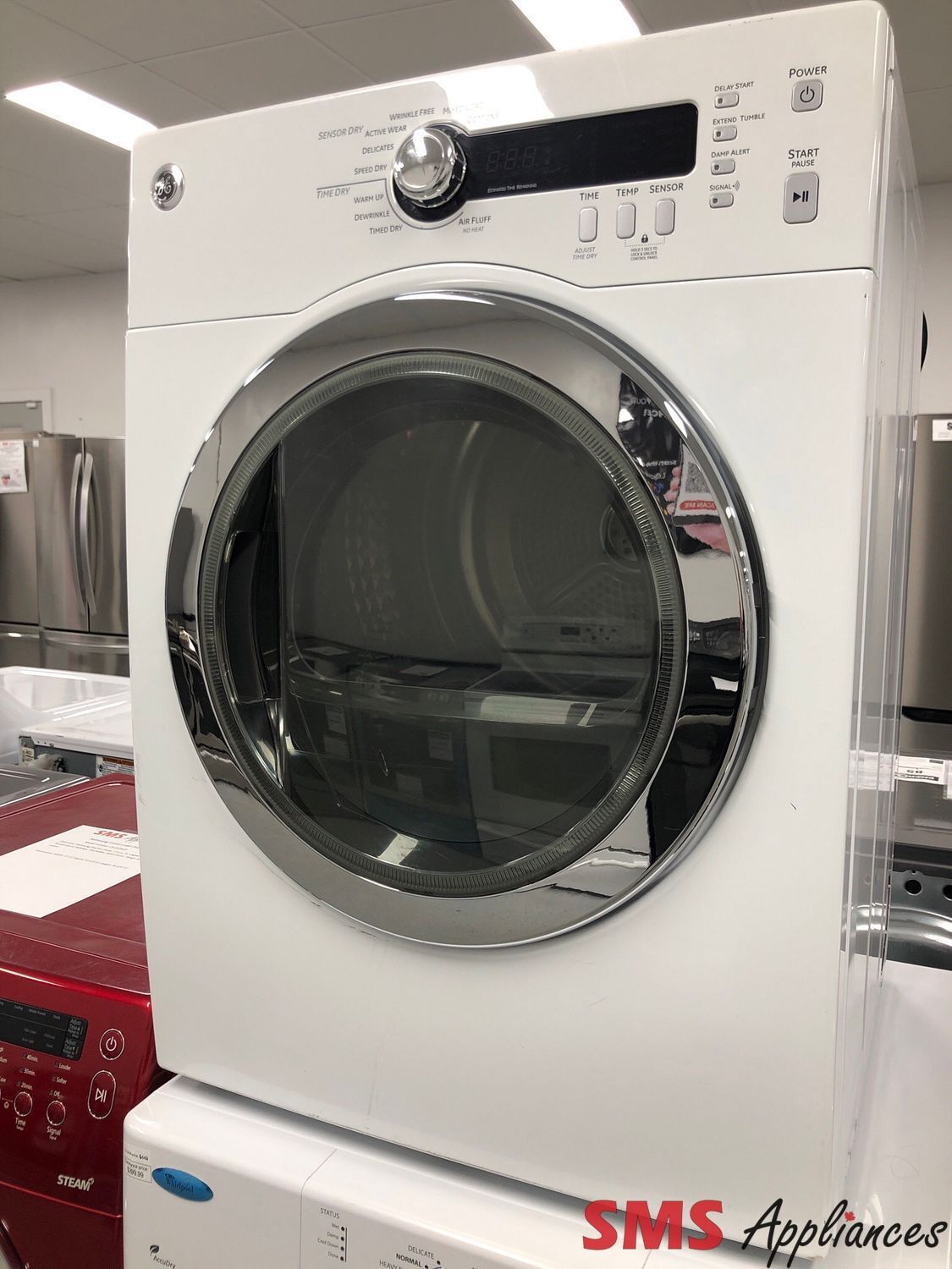GE 24” Front-Load Dryer PCVH480EK0WW