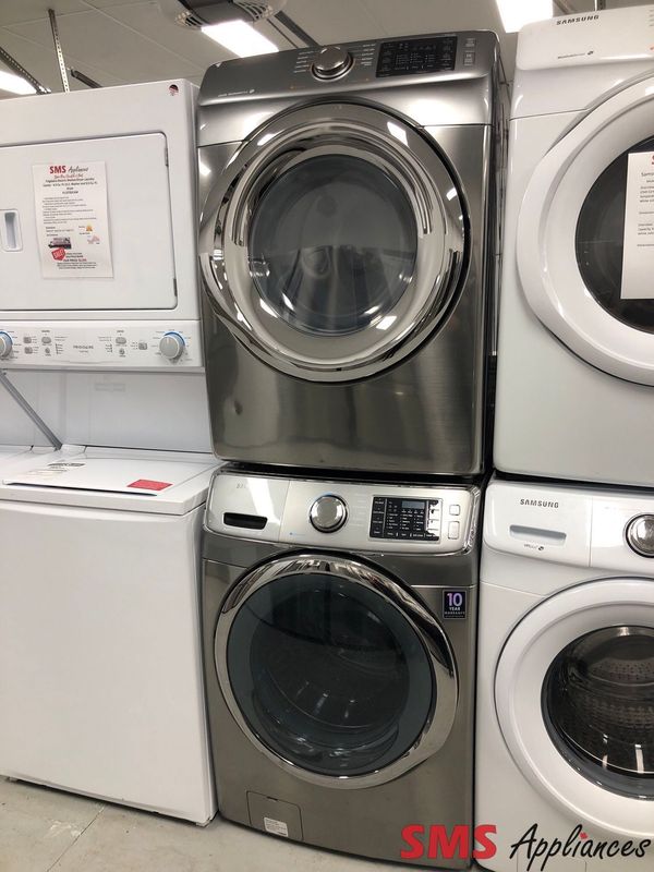 Samsung Front-Load Washer & Dryer Set WF42H5600AP/DV42H5200EP