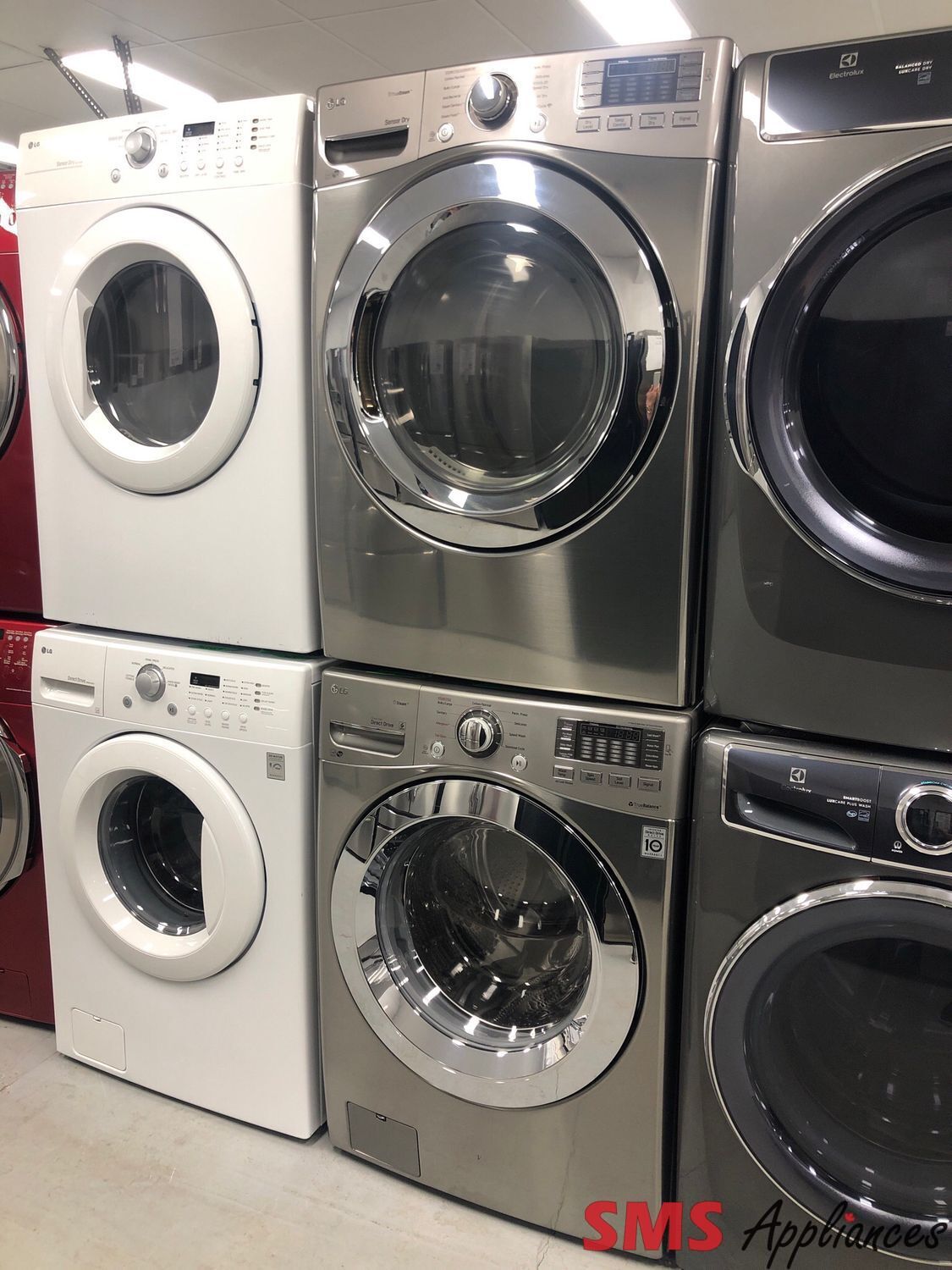 LG Front-Load Washer & Dryer Set WM3370HVA/DLEX3370V