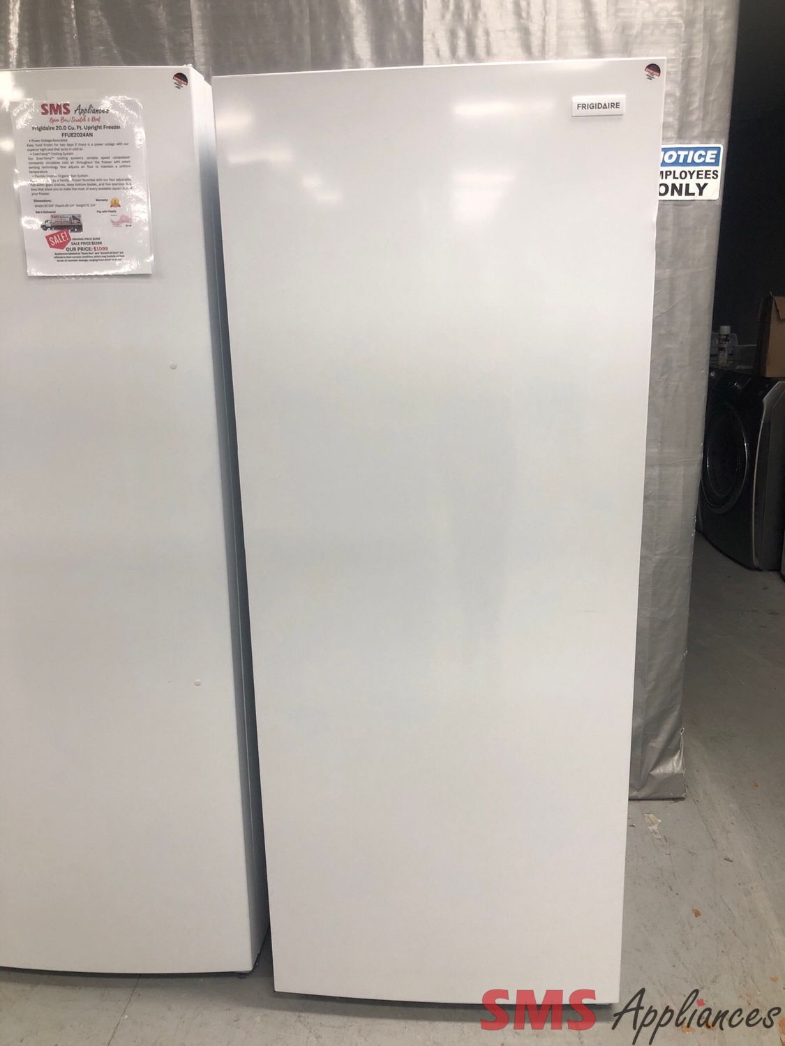 Open Box-Scratch and Dent Frigidaire 18.0 Cu.Ft Upright Freezer  FFFU18F2VW