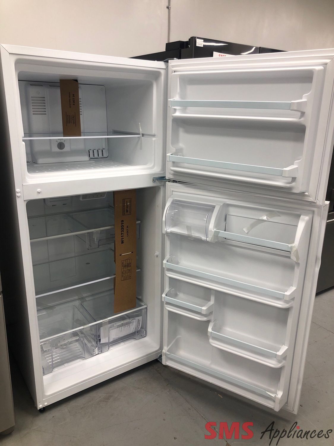 Open Box-Scratch and Dent Whirlpool 30” Top-Freezer Refrigerator WRT148FZDW