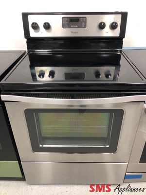 Whirlpool 30” Glass-Top Range YWFE51050AS0