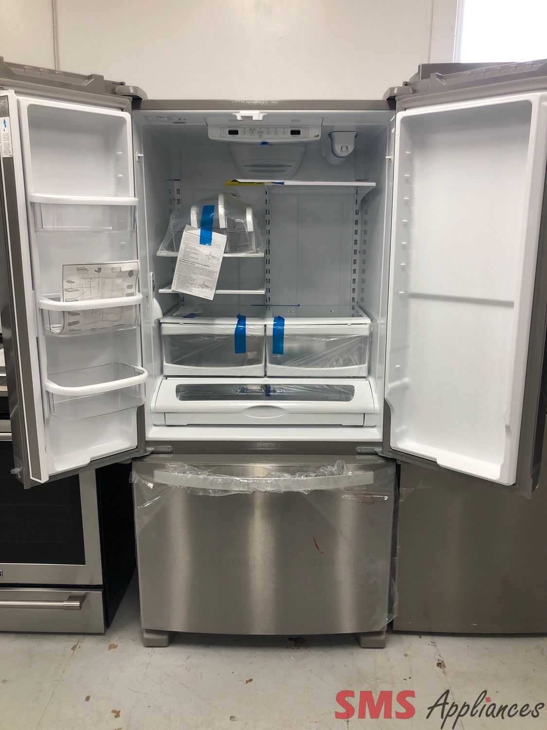 Open Box-Scratch and Dent Whirlpool 33'' French Door Refrigerator WRFF5333PZ