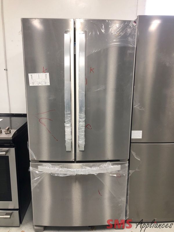 Open Box-Scratch and Dent Whirlpool 33'' French Door Refrigerator WRFF5333PZ Open Box-Scratch and Dent Whirlpool 33'' French Door Refrigerator WRFF5333PZ