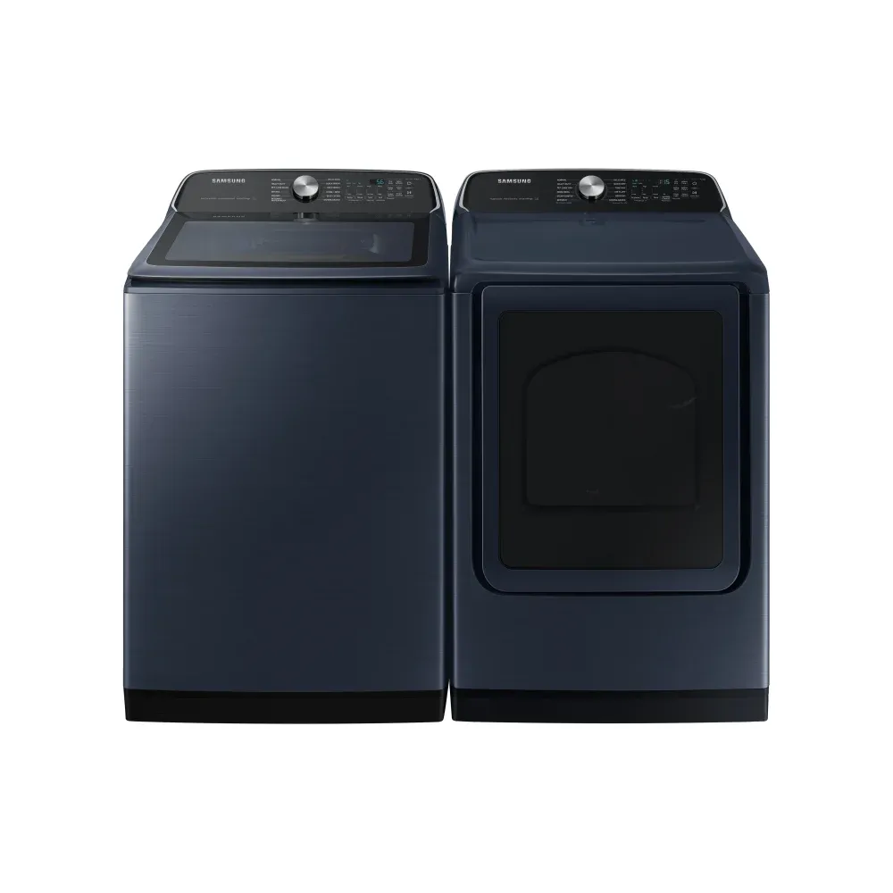 Open Box-Scratch and Dent Samsung Top-Load Washer & Dryer Set WA53CG7155ADA4/DVE54CG7155DAC