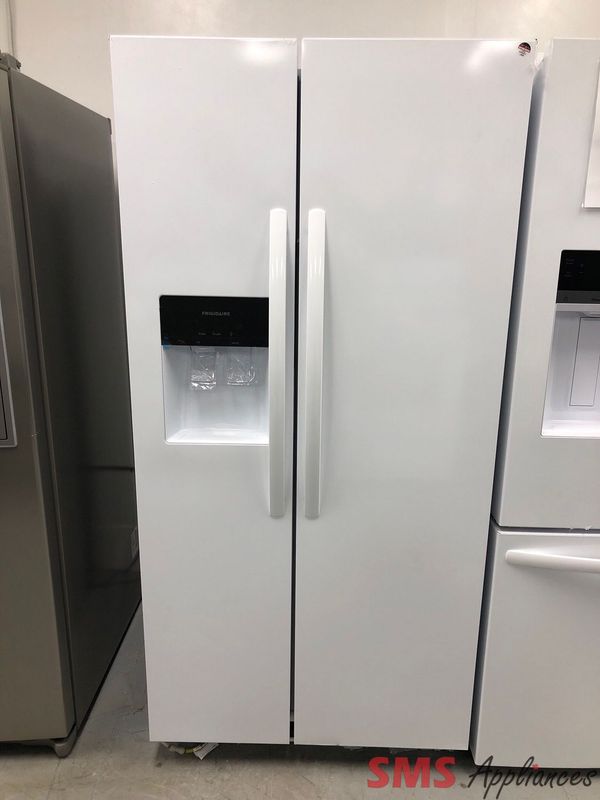 Open Box -Scratch and Dent Frigidaire 33” Side By Side Refrigerator FRSS2323AW