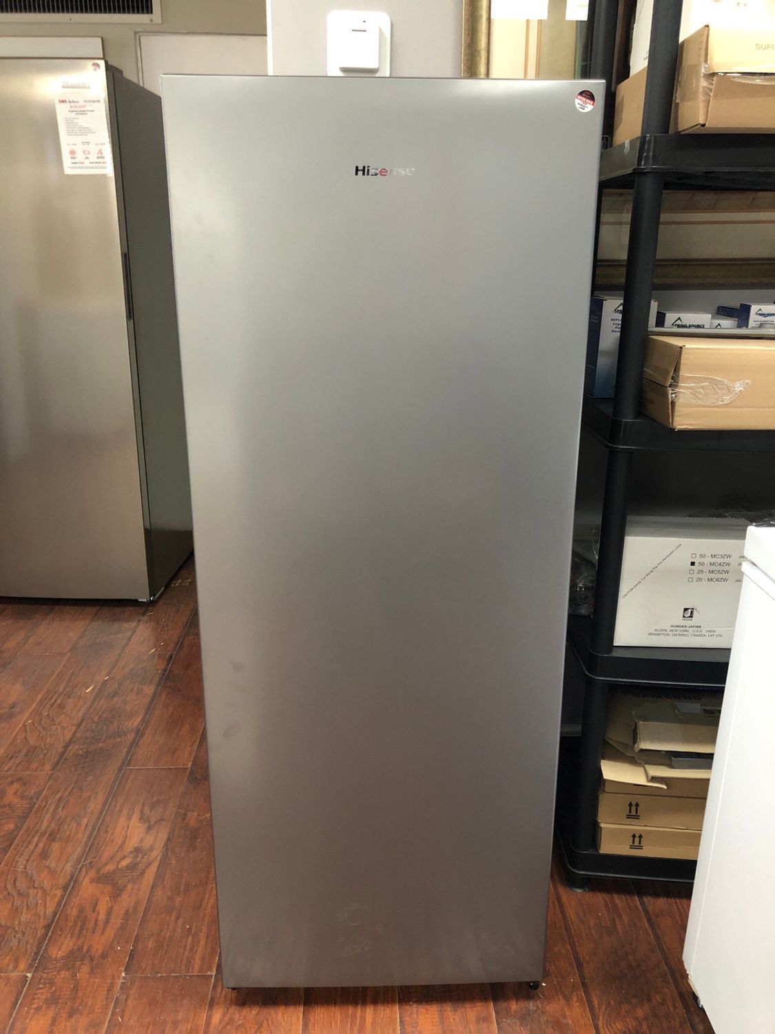Open Box-Scratch and Dent Hisense 6.0 Cu.Ft Convertible Upright Fridge Or Freezer  FV06C7ASE