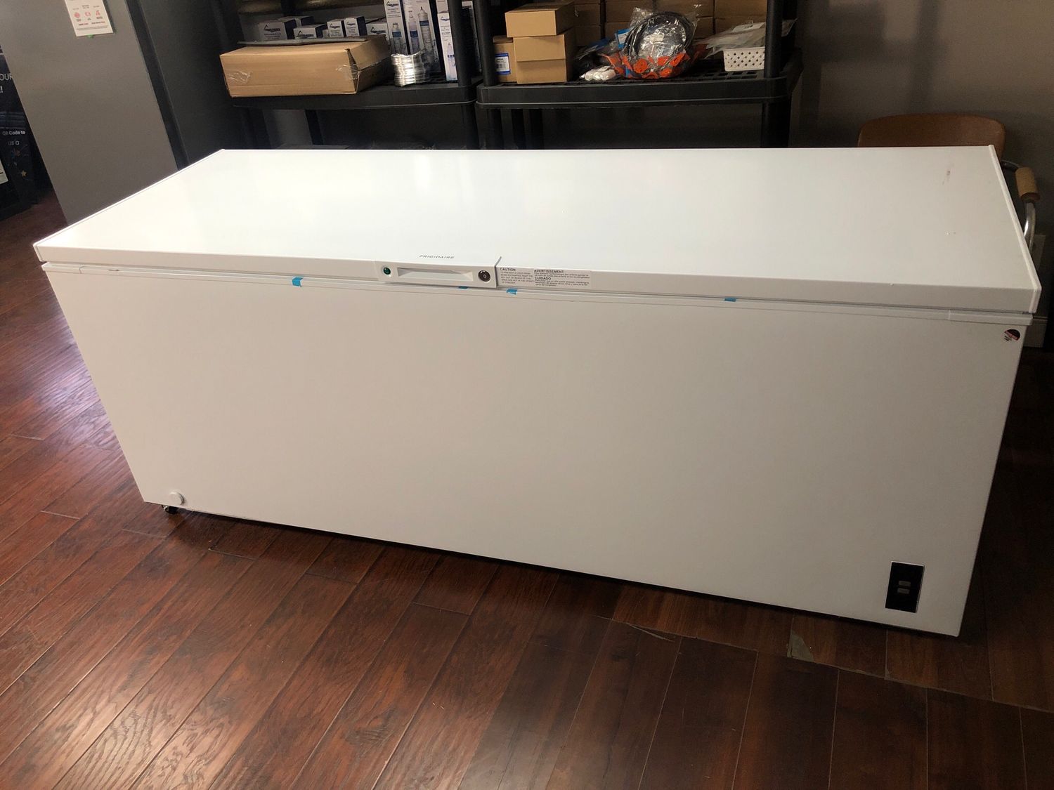 Open Box-Scratch and Dent Frigidaire 24.8 Cu.Ft Chest Freezer  FFCL2542AW