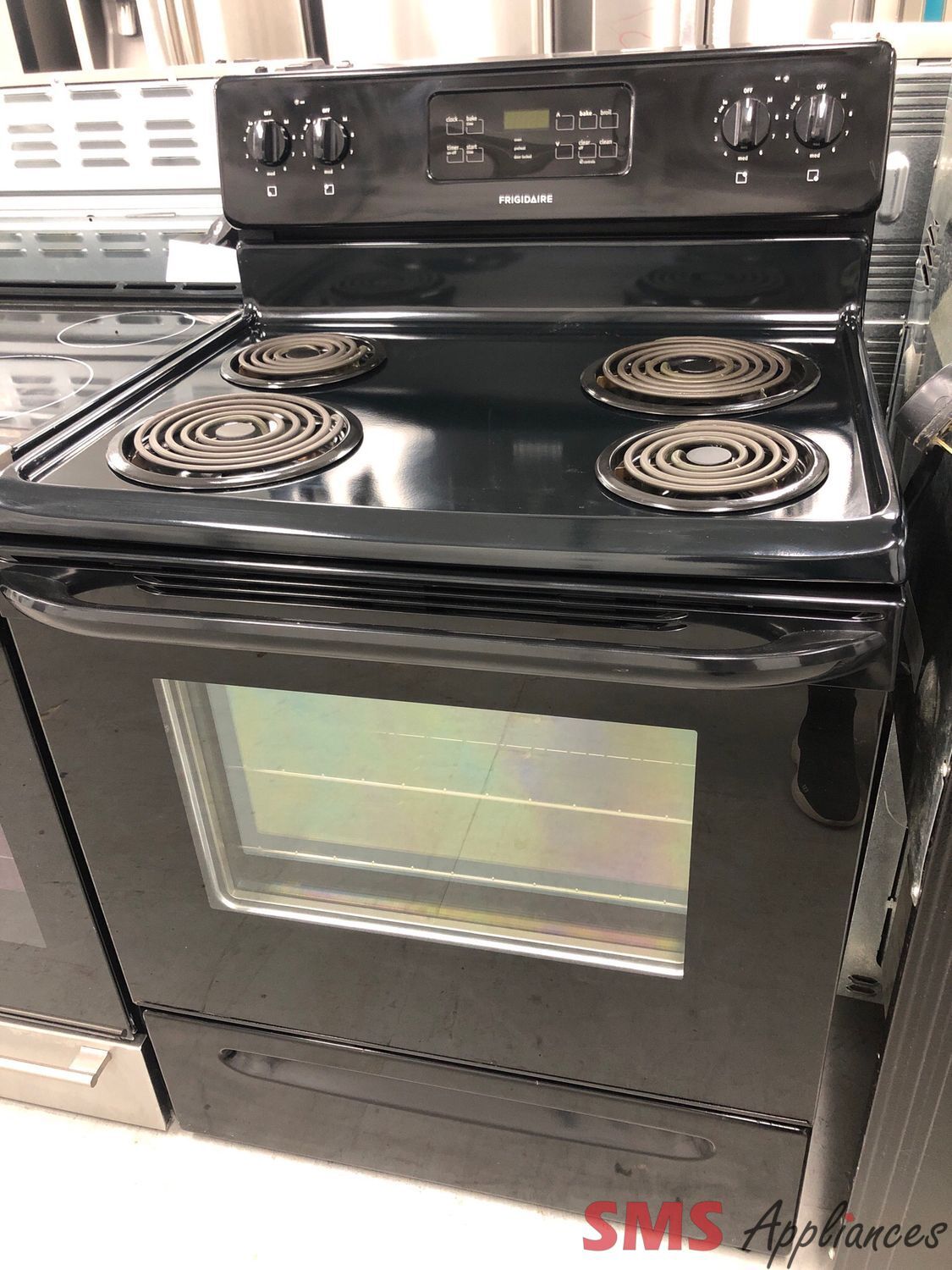Frigidaire 30” Coil-Top Range  CFEF3016LBD