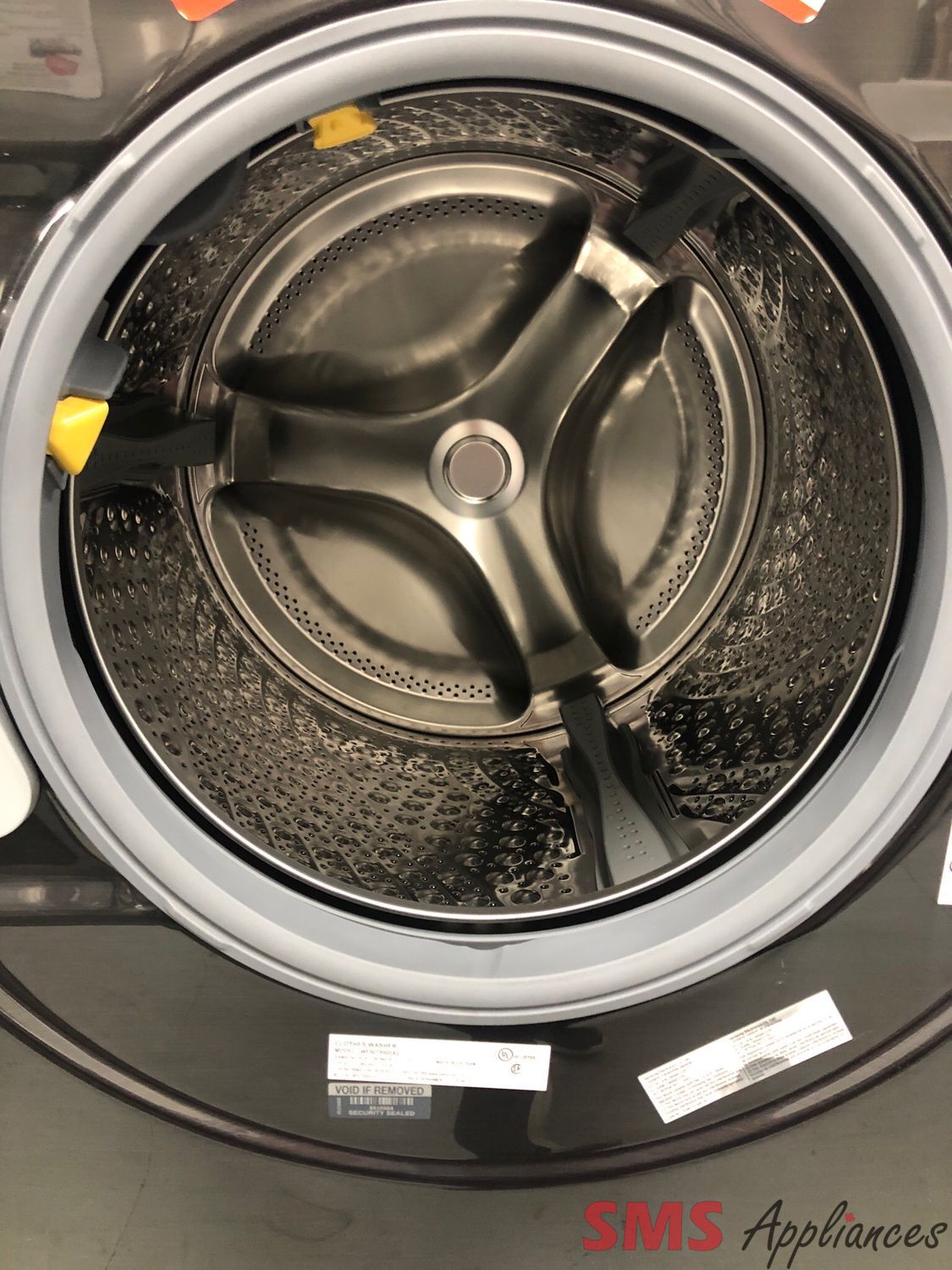 Samsung 5.8 Cu.Ft  Front-Load Washer with Pedestal WF50T8500AV