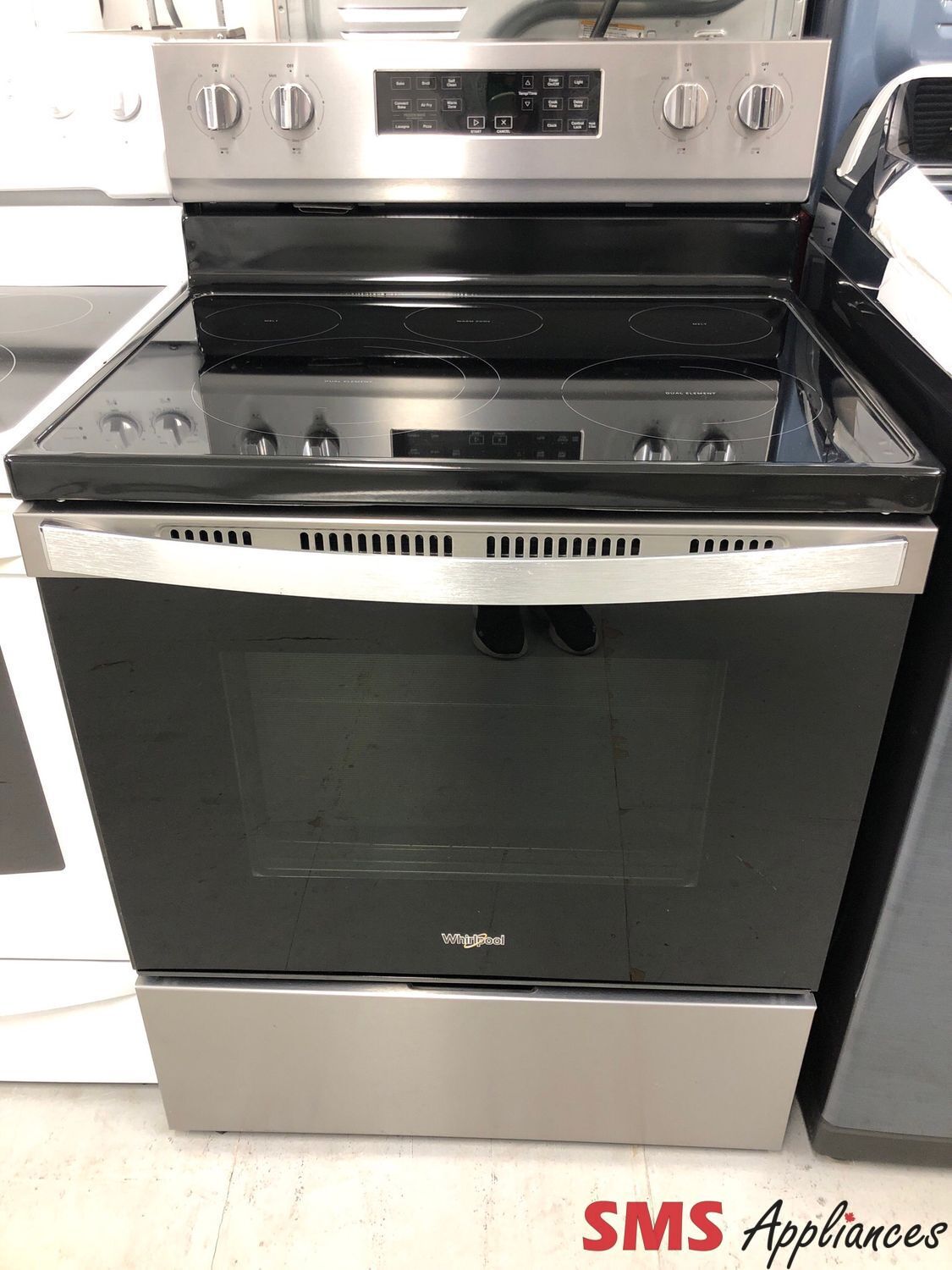 Whirlpool 30” Glass-Top Range YWFE550S0LZ3
