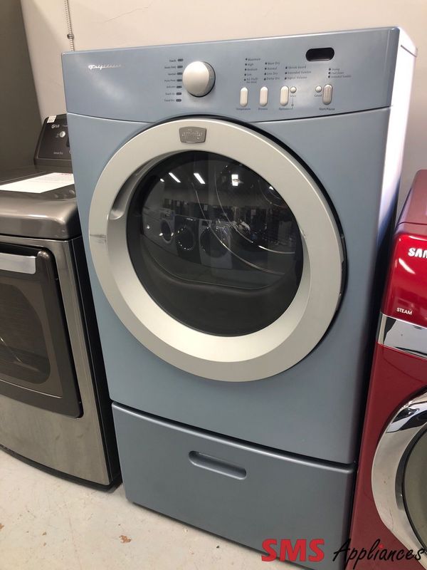 Frigidaire Front-Load Dryer with Pedestal AEQ6500CFG0 Frigidaire Front-Load Dryer with Pedestal AEQ6500CFG0