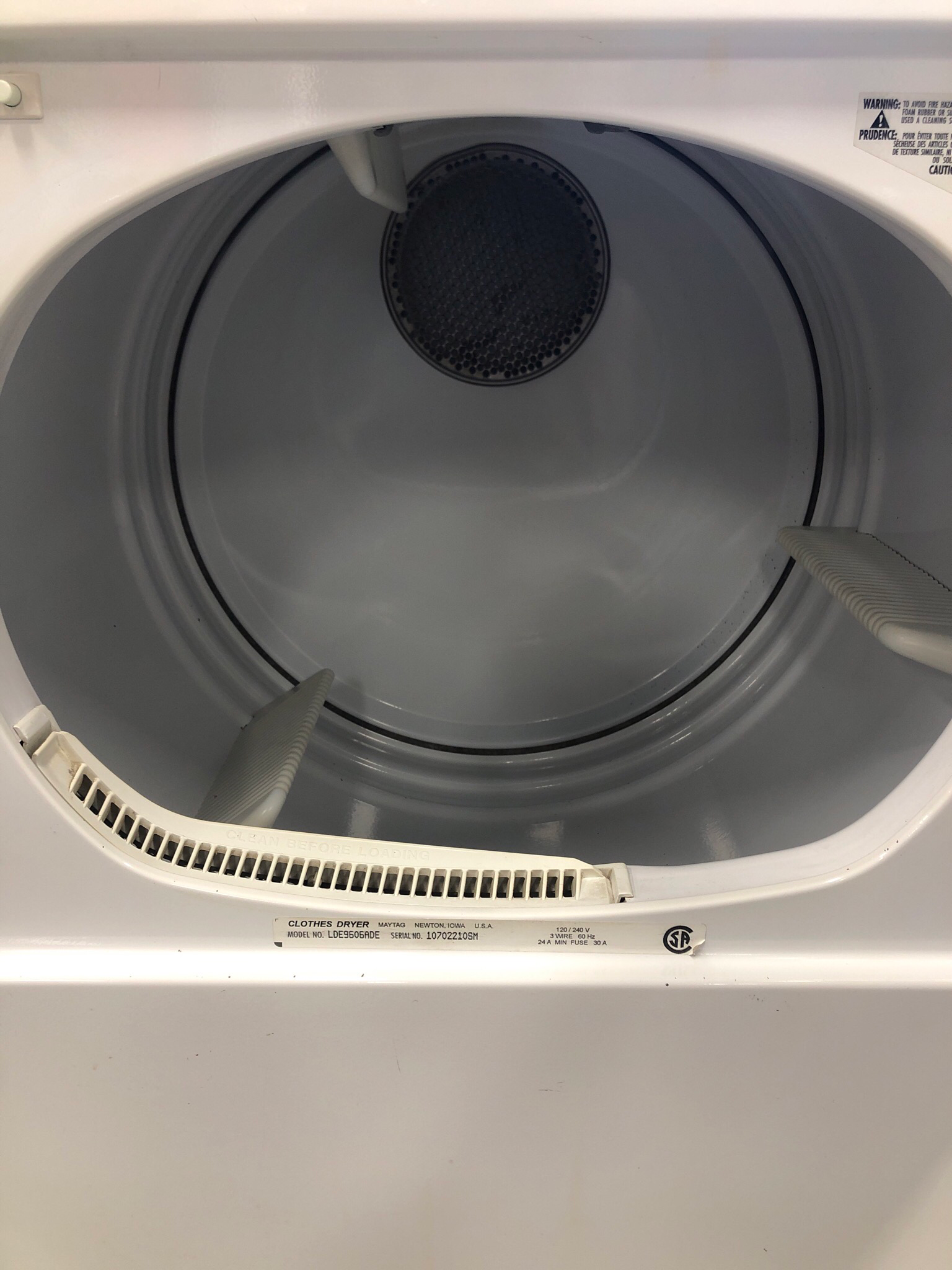 Maytag Front-Load Dryer LDE9606ADE