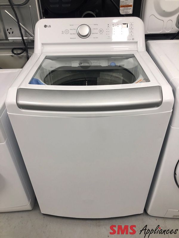 LG 5.8 Cu.Ft Top-Load Washer WT7150CW LG 5.8 Cu.Ft Top-Load Washer WT7150CW