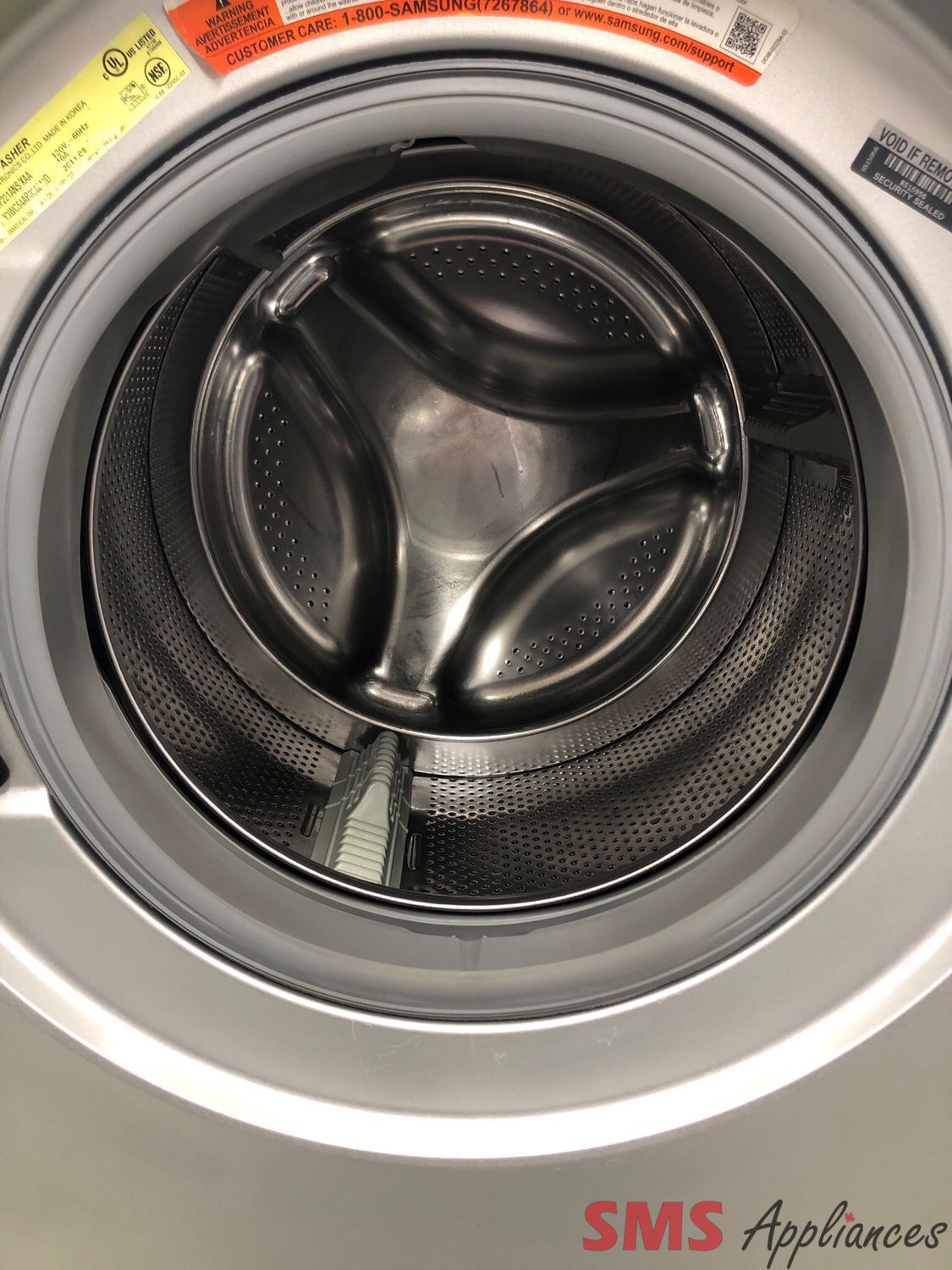 Samsung 4.0 Cu.Ft Front-Load Washer with Pedestal WF221ANS