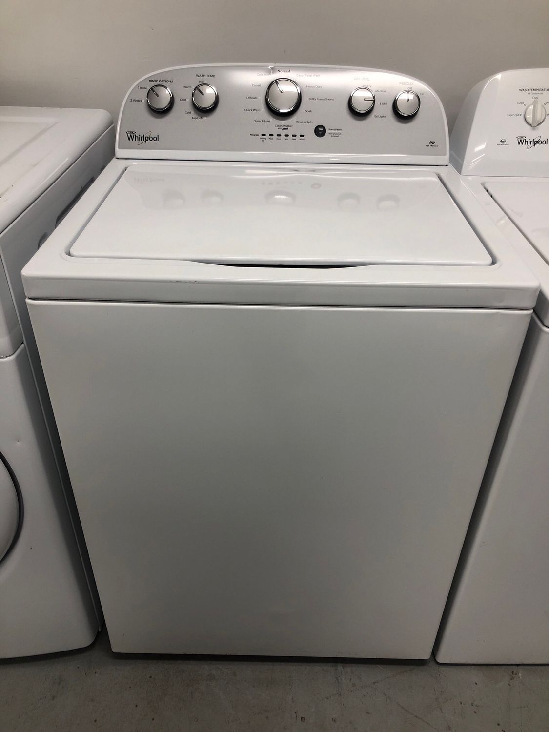 Whirlpool 3.6 Cu.Ft Top-Load Washer WTW4915EW2 Whirlpool 3.6 Cu.Ft Top-Load Washer WTW4915EW2