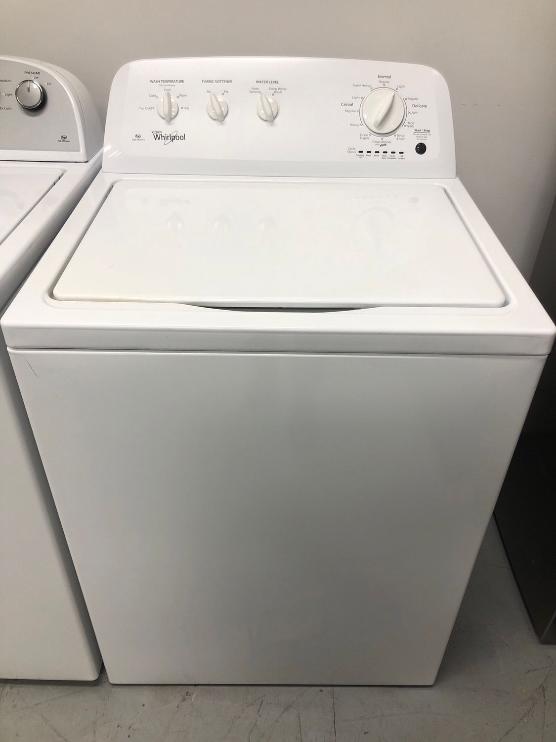 Whirlpool 3.5 Cu.Ft Top-Load Washer WTW4616FW2 Whirlpool 3.5 Cu.Ft Top-Load Washer WTW4616FW2
