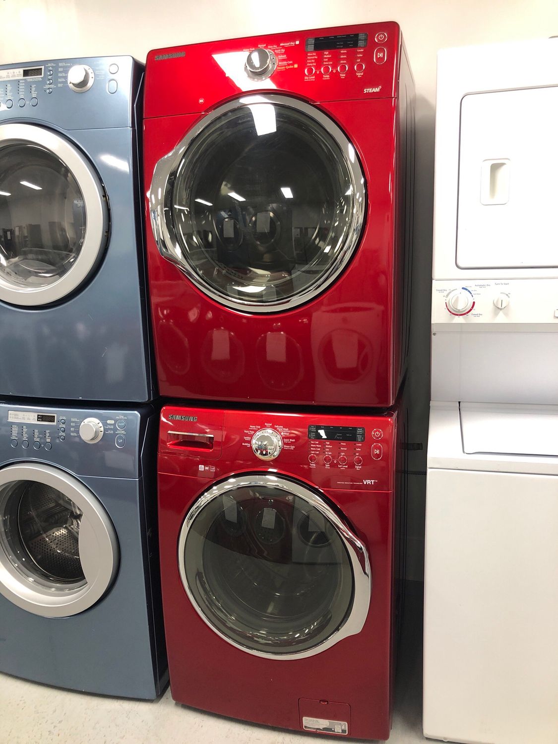 Samsung Front-Load Washer & Dryer Set WF340ANR/DV350AER Samsung Front-Load Washer & Dryer Set WF340ANR/DV350AER