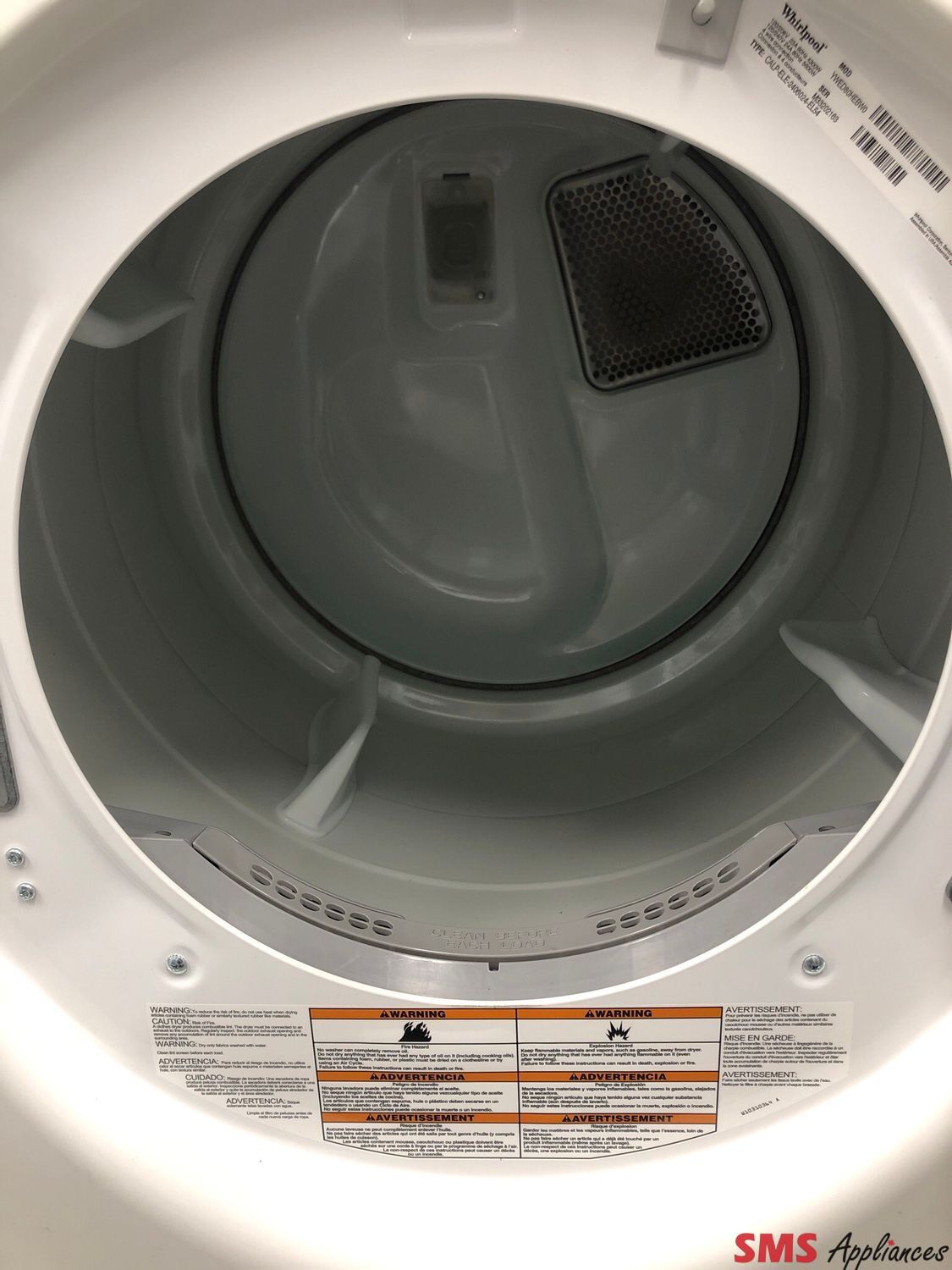 Whirlpool 7.4 Cu.Ft Front-Load Dryer YWED80HEBW0