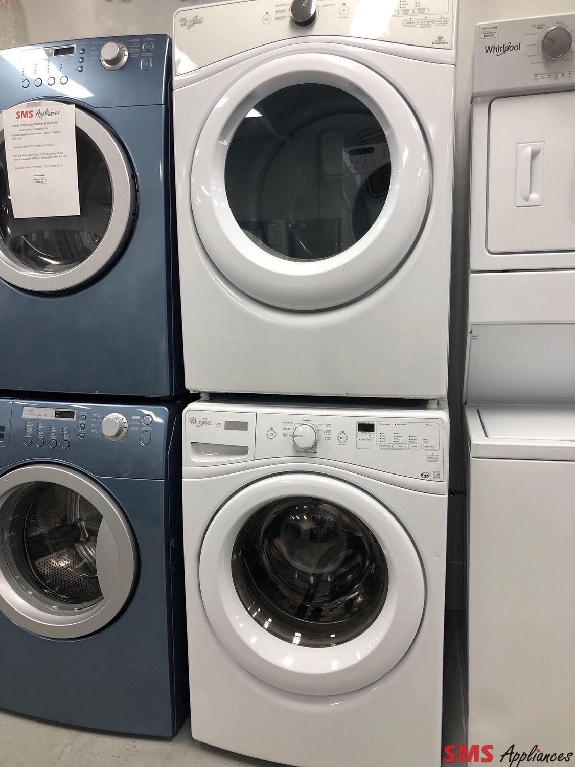 Whirlpool Front-Load Washer & Dryer Set WFW72HEDW0 /YWED75HEFW0