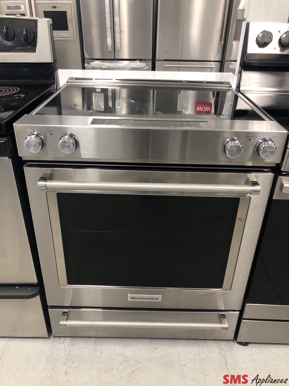 Kitchen Aid 30” Glass-Top Range YKSEB900ESS1