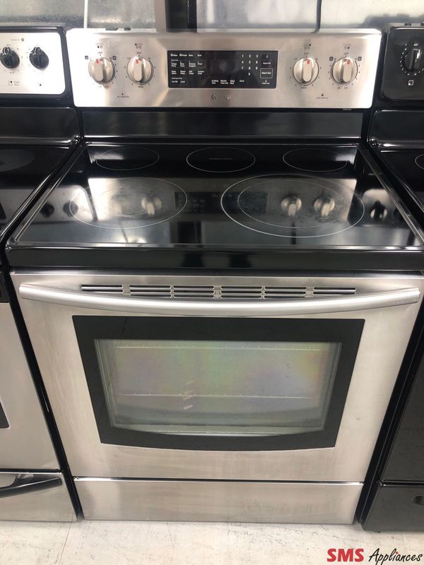 Samsung 30” Glass-Top Range  NE595R0ABSR