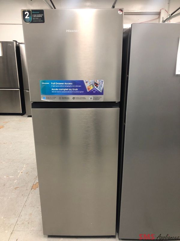 Open Box-Scratch and Dent Hisense 24'' Top-Mount Refrigerator  RT12A2CSE