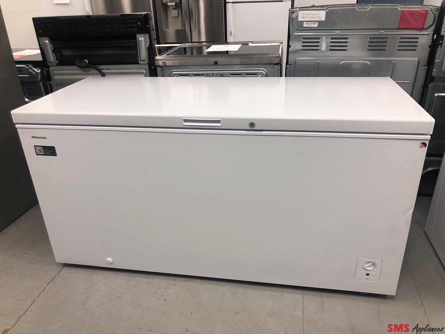 Open Box-Scratch and Dent Hisense  17.7 Cu.Ft Convertible Chest Freezer Or Fridge FC18D6CWD