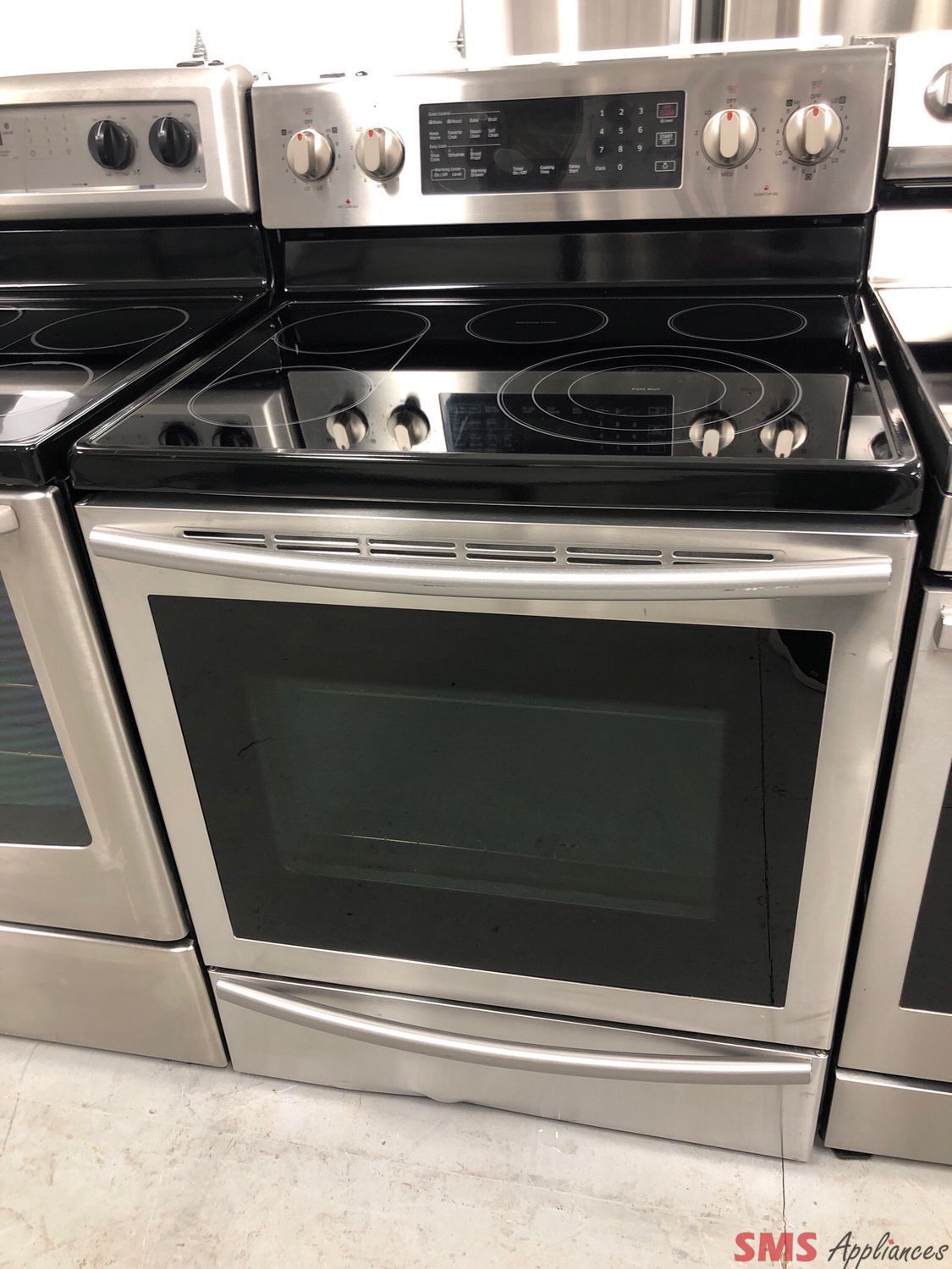 Samsung 30” Glass-Top Range  NE59J7651WS