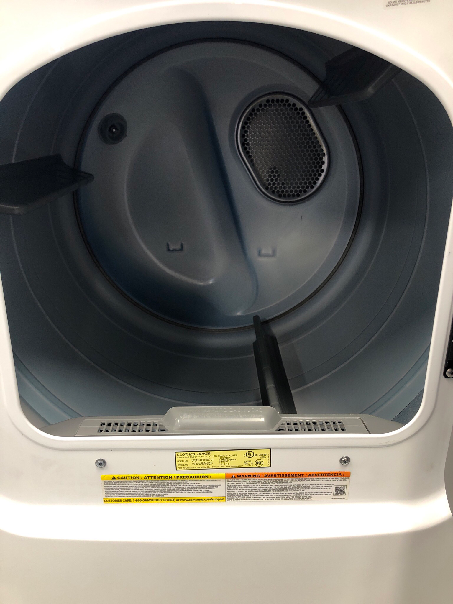 Samsung 7.4 Cu.Ft  Front-Load Dryer  DV5415AEW
